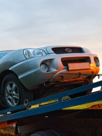 Car Being Towed in Hartford, CT